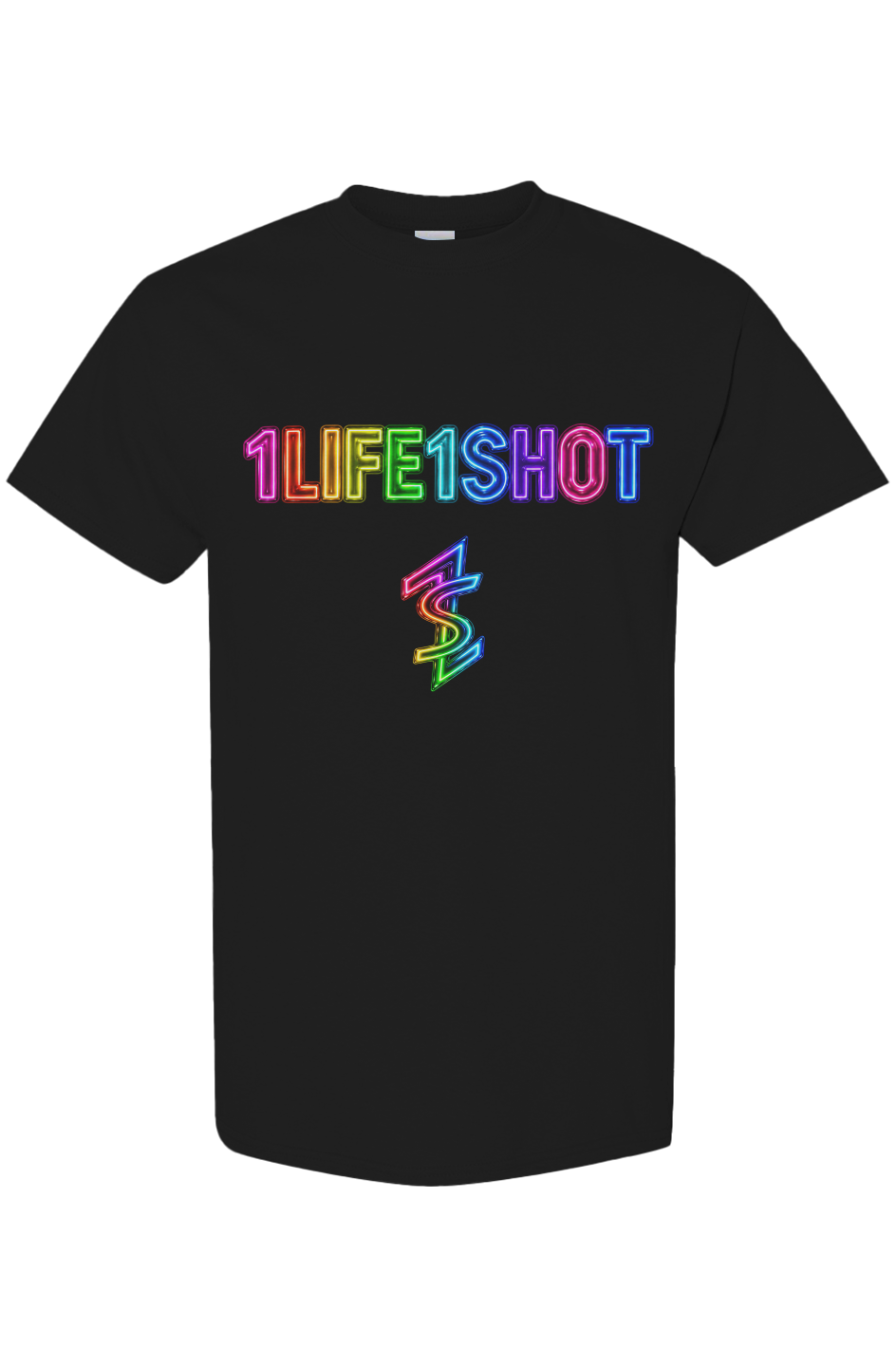 1Life1Shot Neon Tee