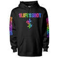 1Life1Shot Neon Dream Chaser Hoodie