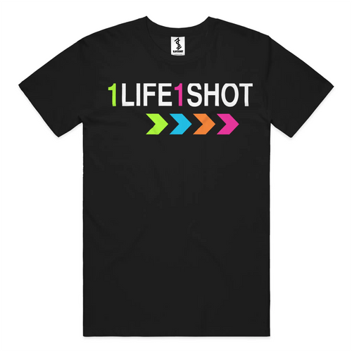 1Life1Shot Electric Collection Tee