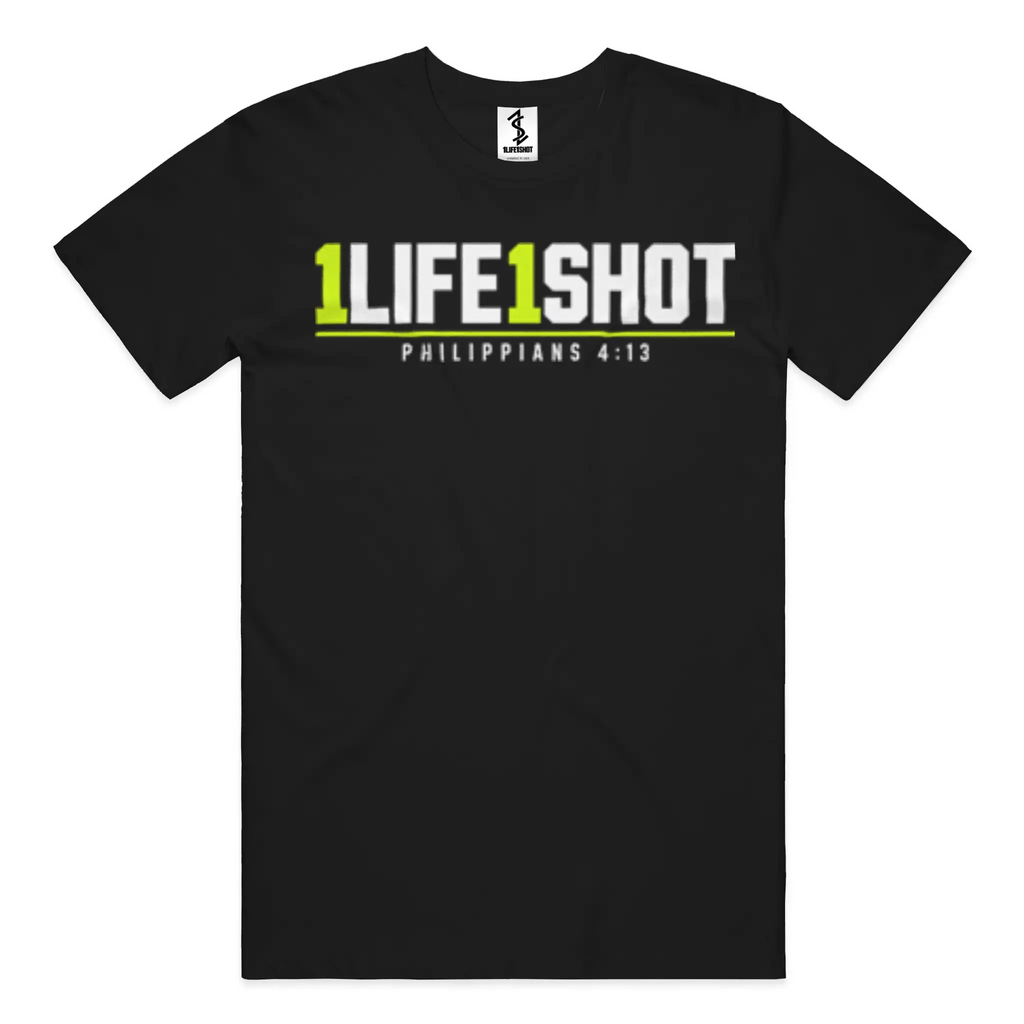 1Life1Shot Philippians 4:13 Tee