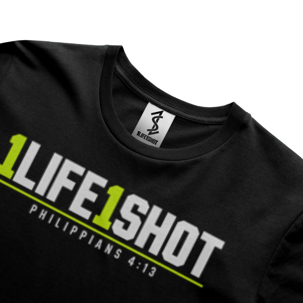 1Life1Shot Philippians 4:13 Tee