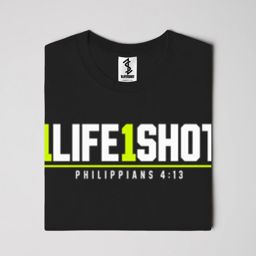 1Life1Shot Philippians 4:13 Tee