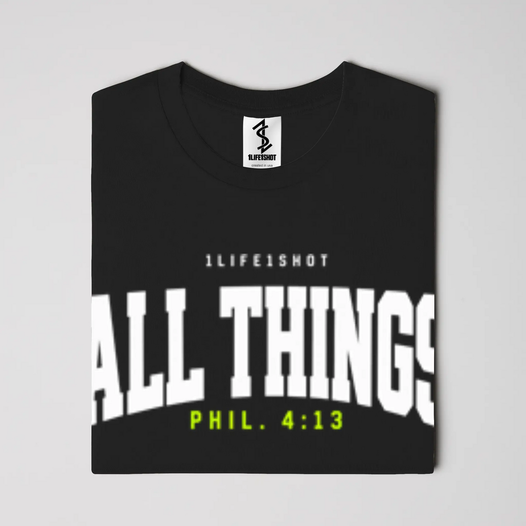 1Life1Shot Philippians 4:13 Tee