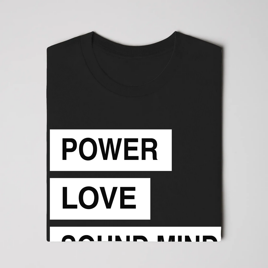 1Life1Shot Power, Love & Sound Mind Tee