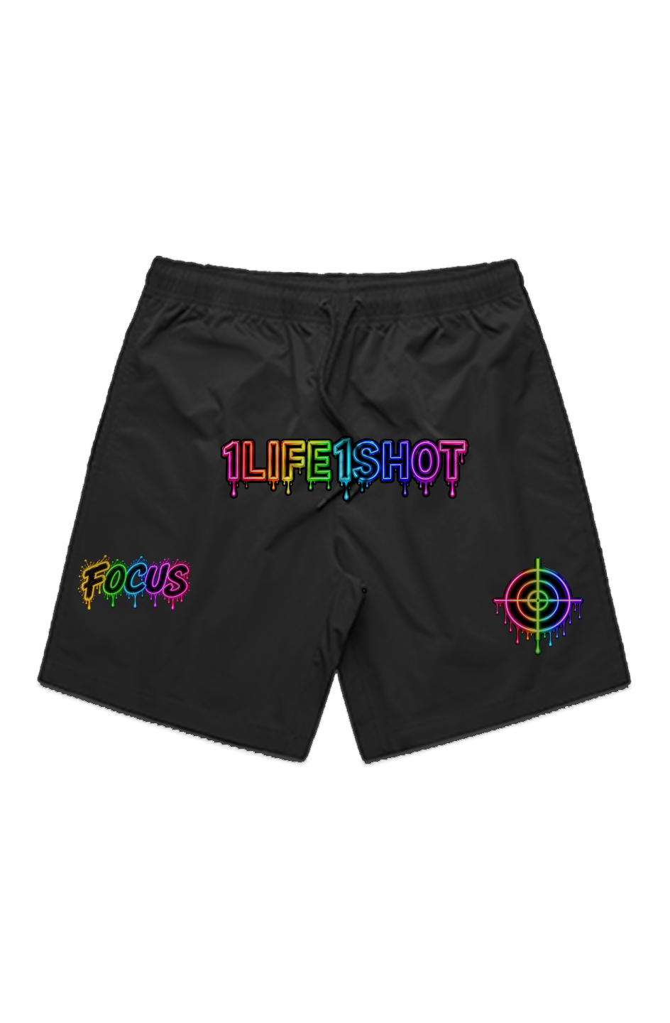 1Life1Shot Focus Training Shorts