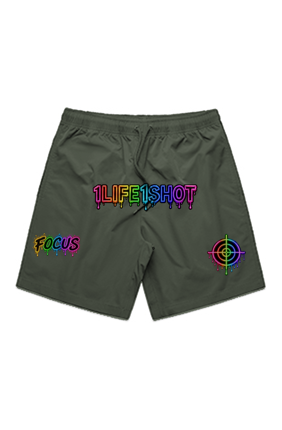 1Life1Shot Focus Training Shorts