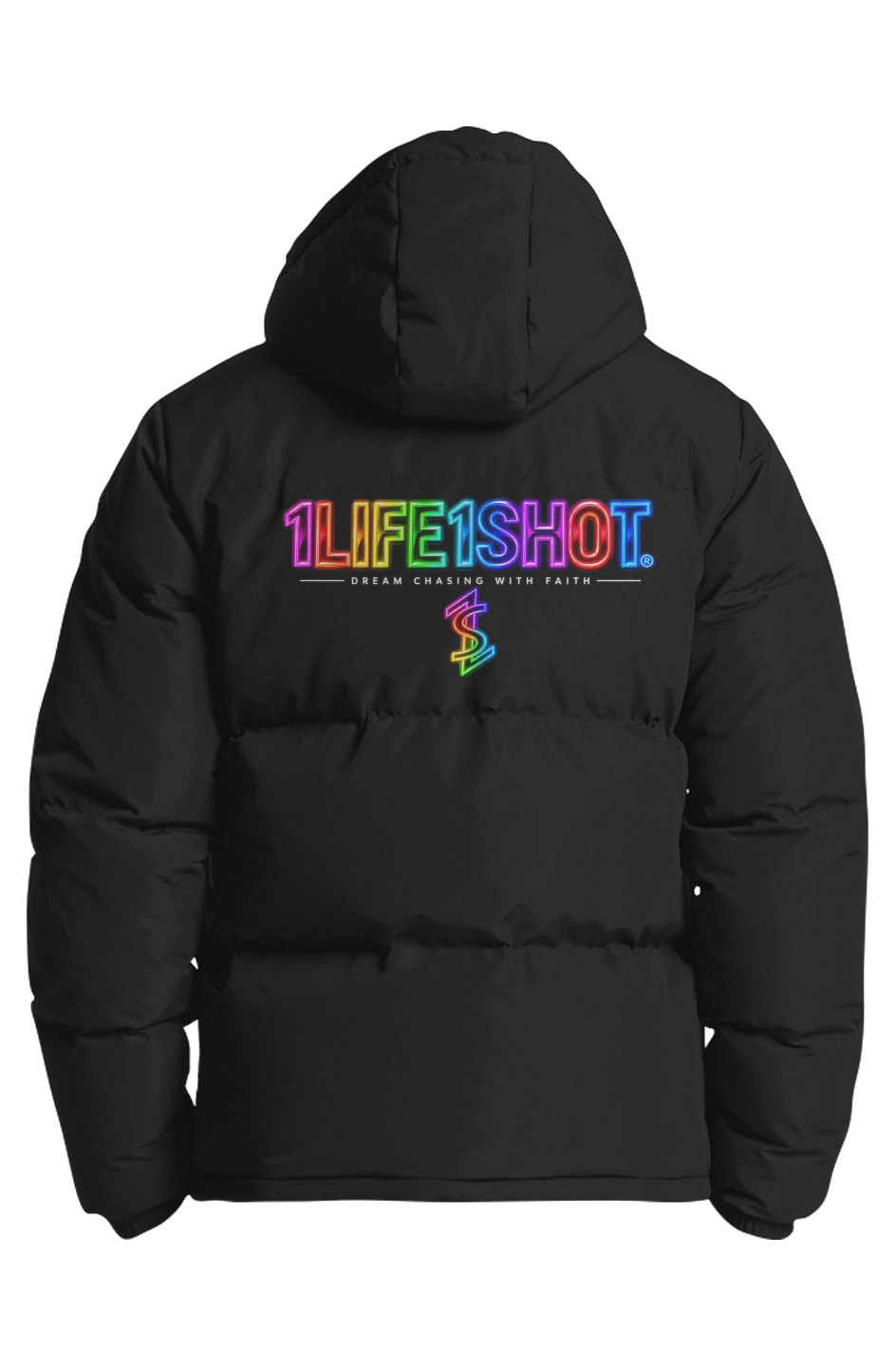 1Life1Shot Hooded Puffer Jacket