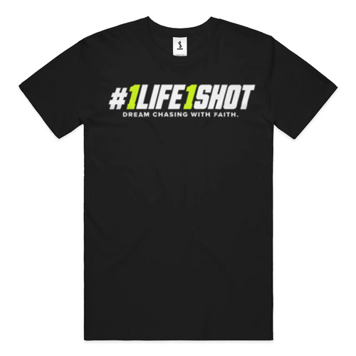 1Life1Shot Hashtag Tee